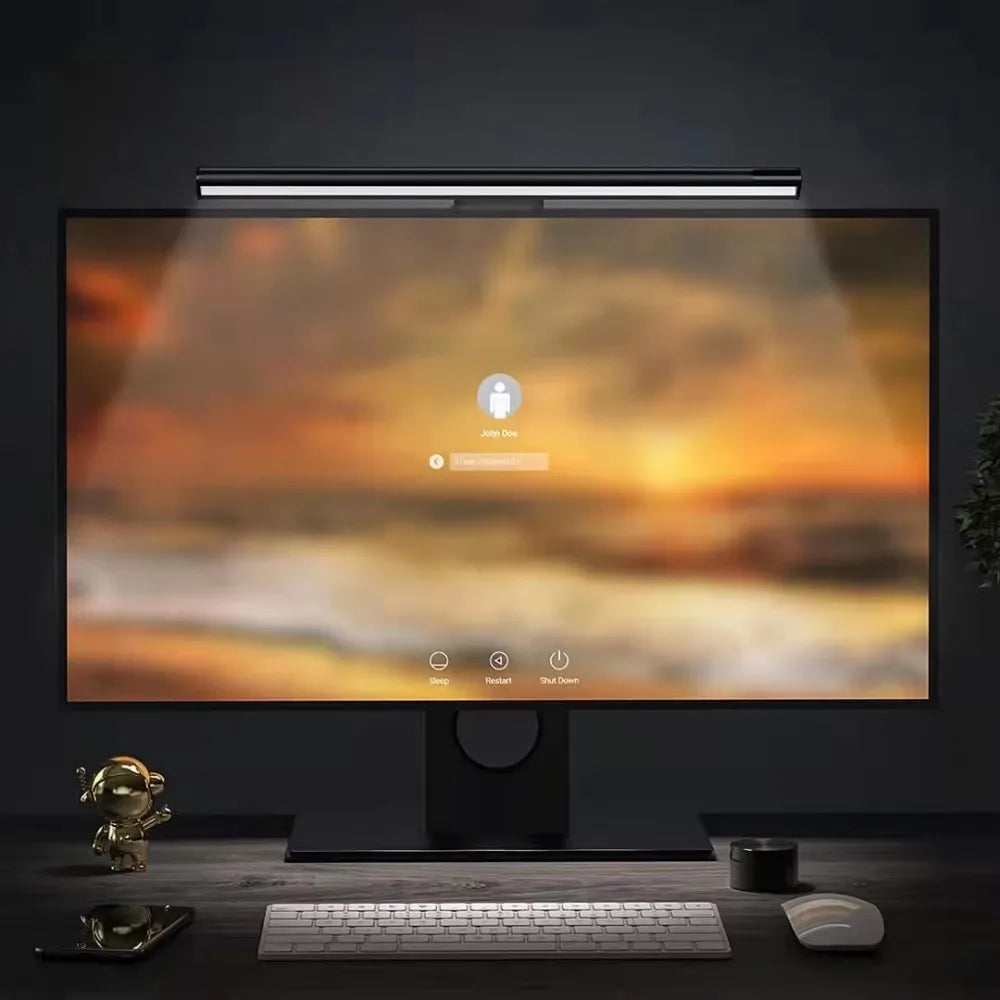 LYMAX M2/M2Plus Desk Lamp with Screen Bar Display and Eye Protection for PC Monitors - Wireless Remote Control Included