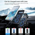 Dual Coil Car Air Vent Phone Holder Stand 15W Wireless Charger for Samsung Galaxy Z Fold/Flip 7/6/5/4/3 Cellphone Bracket Mount