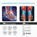 TENS & EMS Foot Massager Stimulator Muscle Massage Relaxation Trainer for Massage Fitness Outdoor Sport Home Family Relax