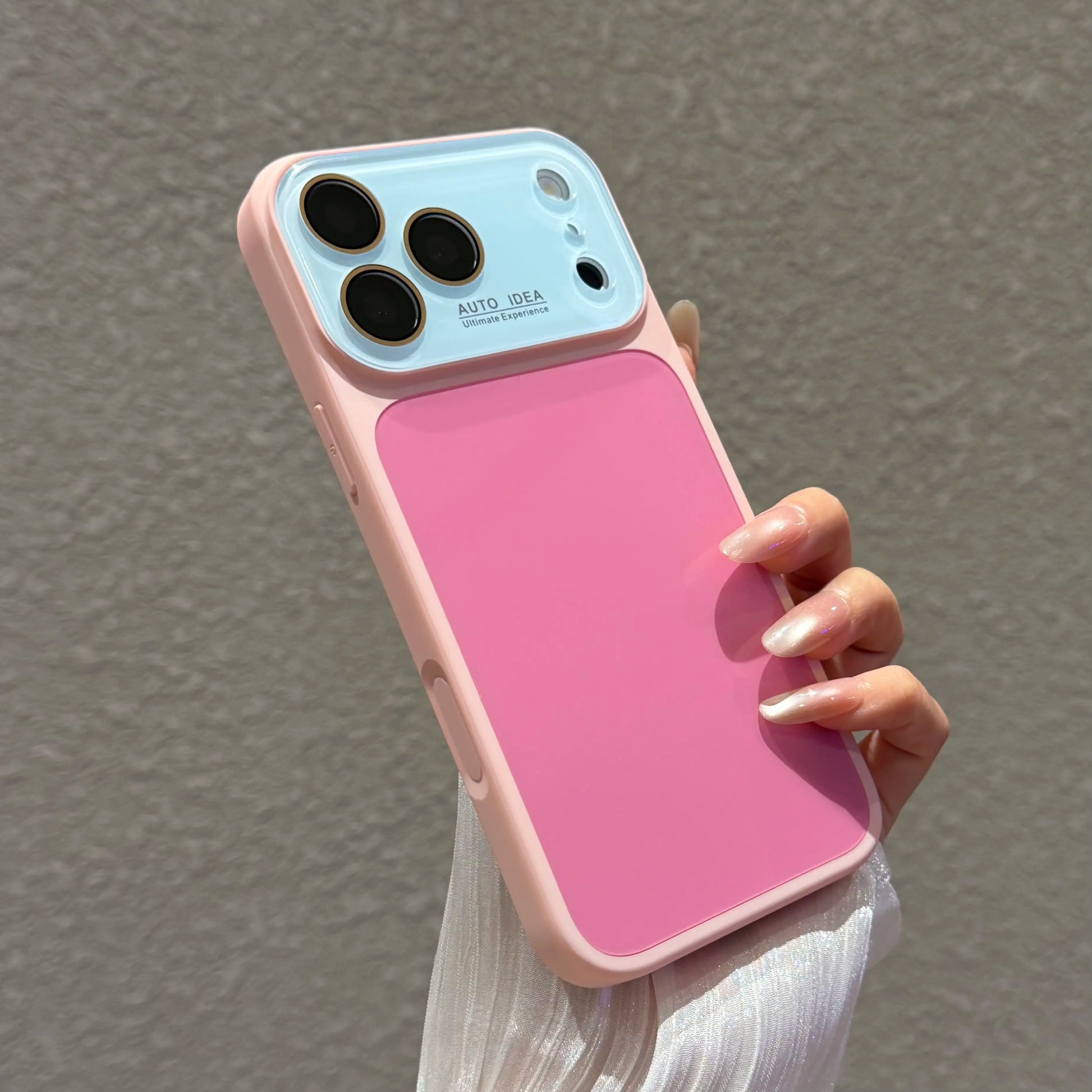Dopamine Color Block Phone Case - Full Coverage Protection for iPhone 17, 16, 15, 14, 13 Pro Max - Summer Series Design