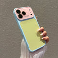 Dopamine Color Block Phone Case - Full Coverage Protection for iPhone 17, 16, 15, 14, 13 Pro Max - Summer Series Design