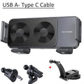 Dual Coil Car Air Vent Phone Holder Stand 15W Wireless Charger for Samsung Galaxy Z Fold/Flip 7/6/5/4/3 Cellphone Bracket Mount
