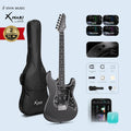 【Zero-Gear Rocker】Xmari Smart Electric Guitar with Built-In DSP Effects, 4 Presets, USB-C OTG Recording, Headphone Output, Alnico Pickups W/Coil Split, Carbon Fiber Body, Gig Bag, Strap, Cable & Picks 24-Hour Shipping 2-Year Warrant Dealsforyoudays