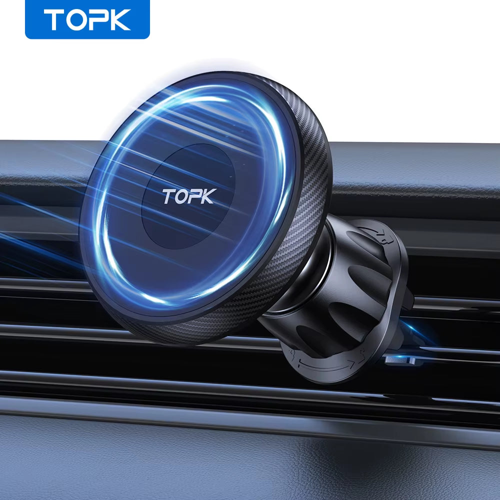 Magnetic Car Phone Holder Mount Air Vent Strong Magnet for Magsafe Case for Iphone 16 15 14 13 12 Pro Max Samsung S25 Ultra