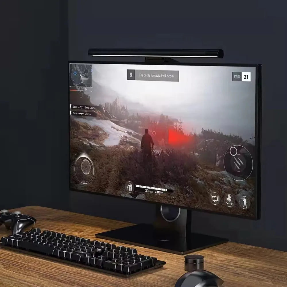 LYMAX M2/M2Plus Desk Lamp with Screen Bar Display and Eye Protection for PC Monitors - Wireless Remote Control Included