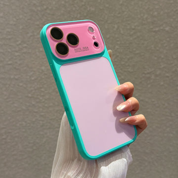 Dopamine Color Block Phone Case - Full Coverage Protection for iPhone 17, 16, 15, 14, 13 Pro Max - Summer Series Design