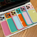 Dopamine Color Block Phone Case - Full Coverage Protection for iPhone 17, 16, 15, 14, 13 Pro Max - Summer Series Design