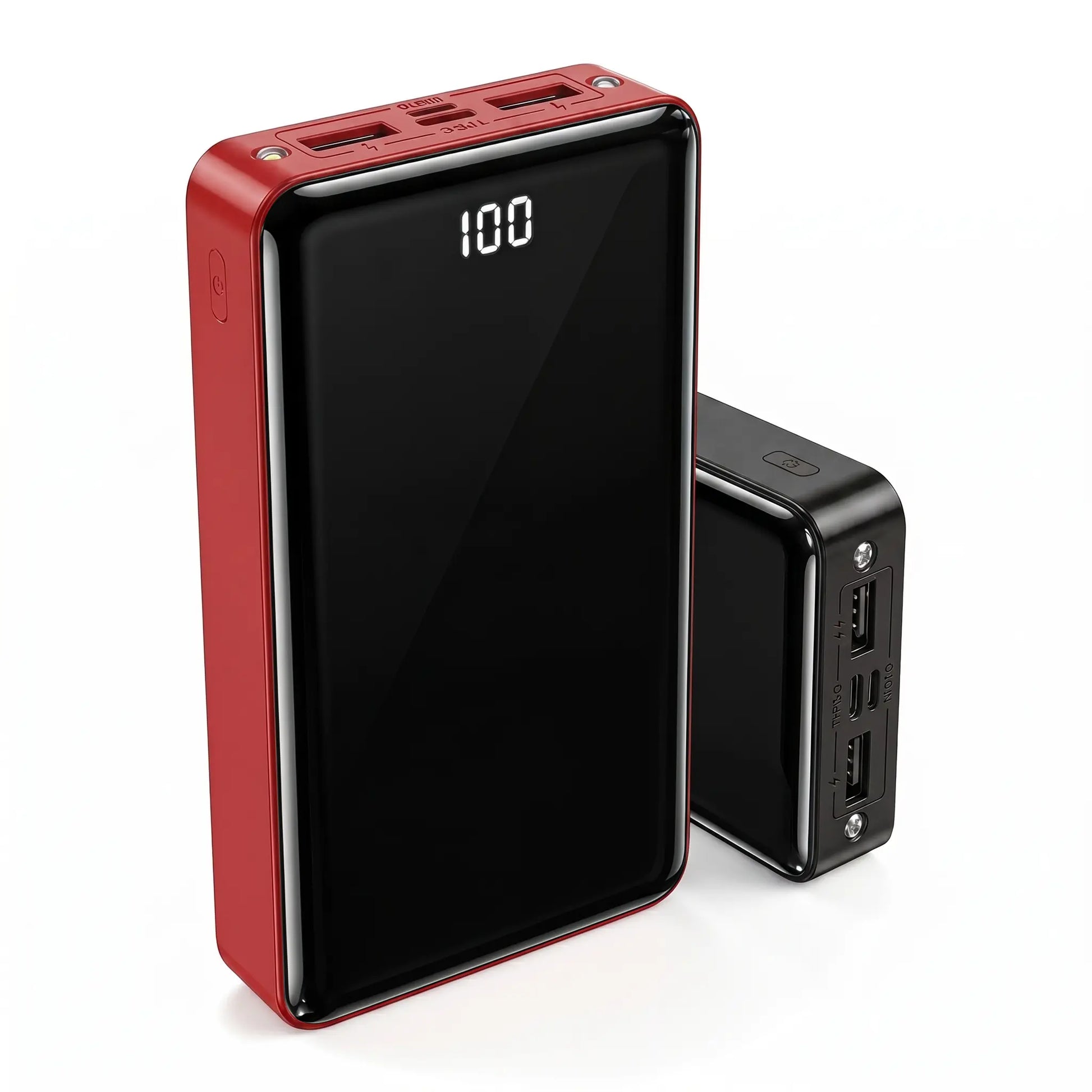 50000Mah Ultra Capacity Portable Power Bank 22.5W Fast Charging Dual Input & Output LED Digital Display External Battery Pack with Flashlight for Iphone Android