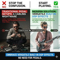 【Zero-Gear Rocker】Xmari Smart Electric Guitar with Built-In DSP Effects, 4 Presets, USB-C OTG Recording, Headphone Output, Alnico Pickups W/Coil Split, Carbon Fiber Body, Gig Bag, Strap, Cable & Picks 24-Hour Shipping 2-Year Warrant Dealsforyoudays