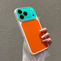 Dopamine Color Block Phone Case - Full Coverage Protection for iPhone 17, 16, 15, 14, 13 Pro Max - Summer Series Design
