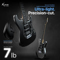 【Zero-Gear Rocker】Xmari Smart Electric Guitar with Built-In DSP Effects, 4 Presets, USB-C OTG Recording, Headphone Output, Alnico Pickups W/Coil Split, Carbon Fiber Body, Gig Bag, Strap, Cable & Picks 24-Hour Shipping 2-Year Warrant Dealsforyoudays
