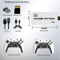 2026 M15 Retro Game Console with HDMI Output and Wireless Controller - Plug and Play with 64GB of HD Games for TV and Arcade Experience